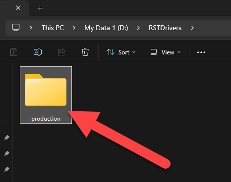 vmd driver, rst driver