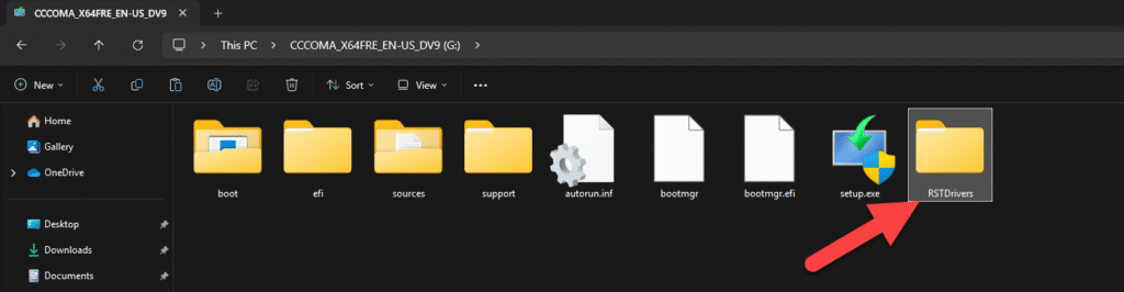 rst driver, vmd driver