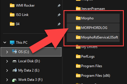 Morpho Device Registration Failed Press OK to retry