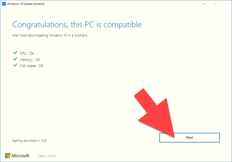 Windows 10 Update Assistant