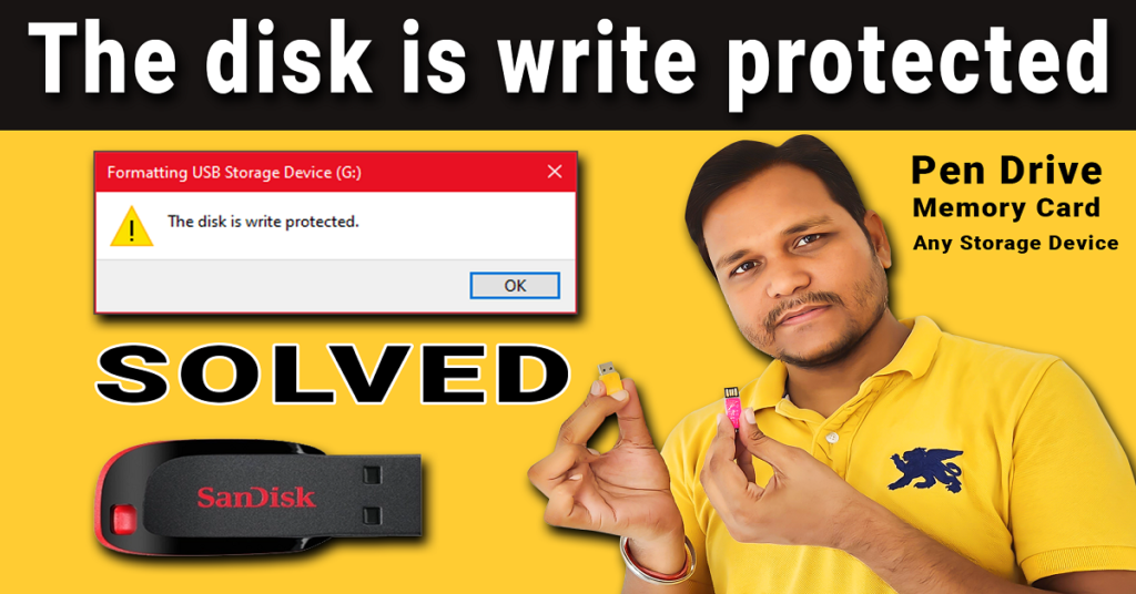 how to remove write protection