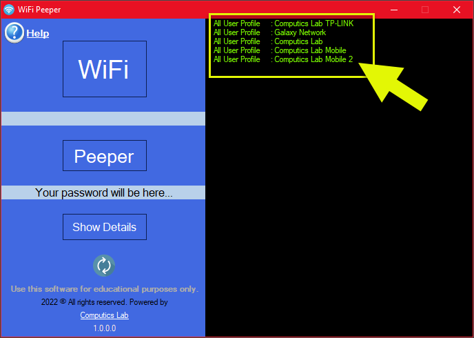 wifi peeper computics lab, wifi peeper download